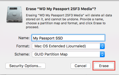 How to initializing passport for mac pro